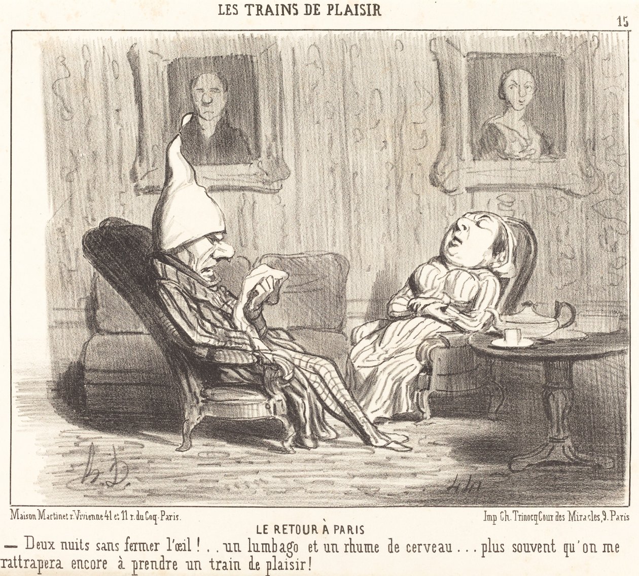 Návrat do Paříže od Honoré Daumier