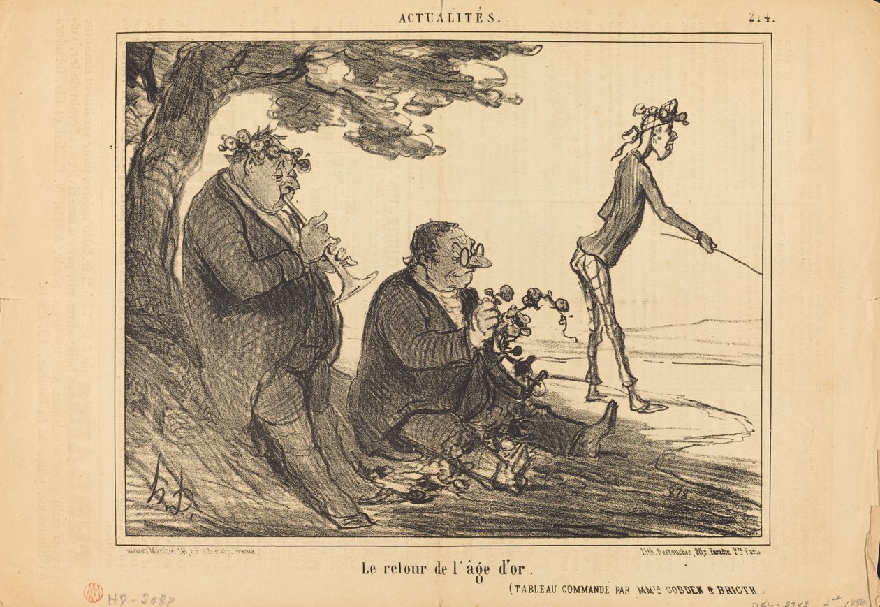 Návrat zlatého věku od Honoré Daumier