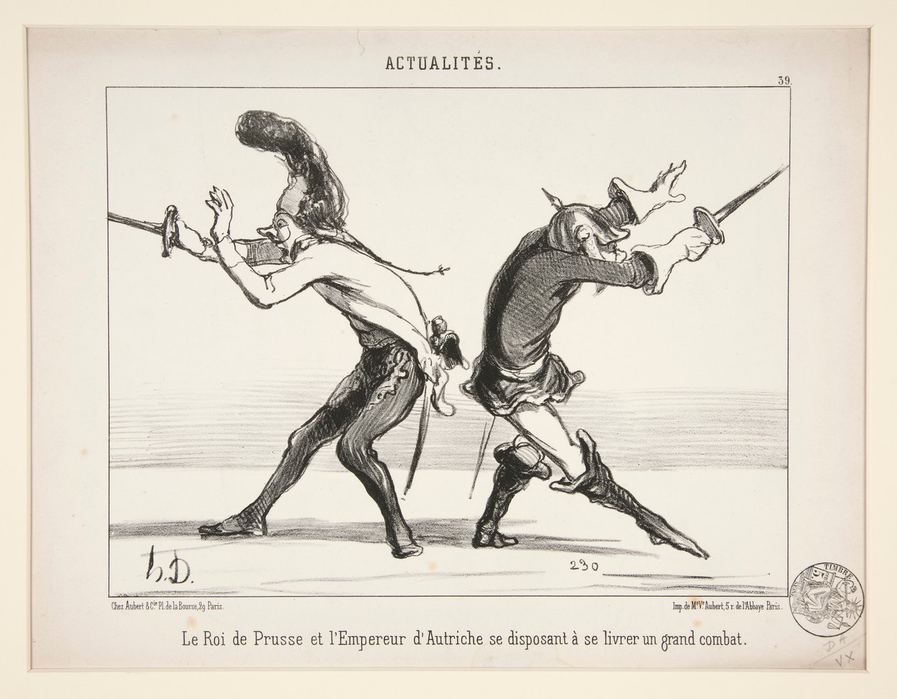 Pruský král a od Honoré Daumier