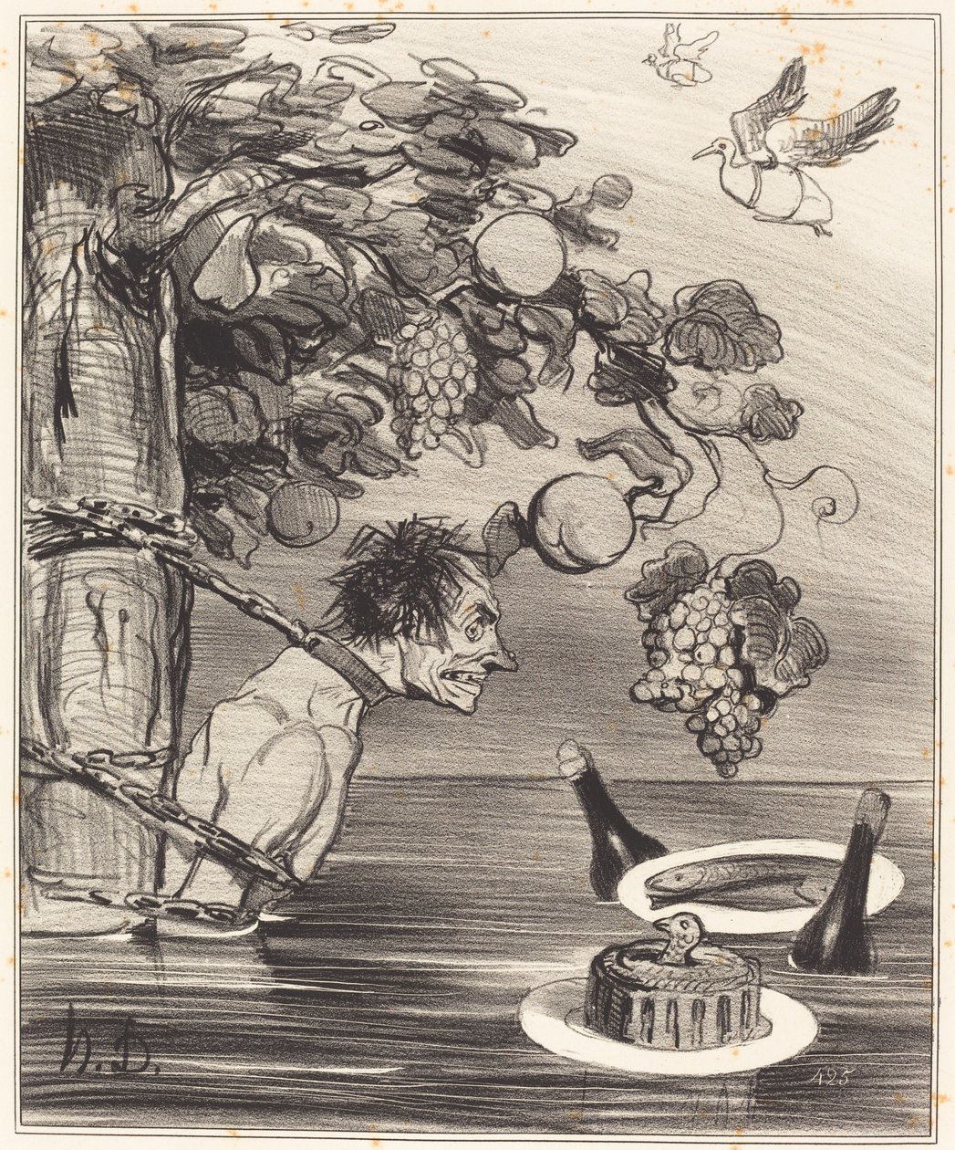 Muka Tantalova od Honoré Daumier