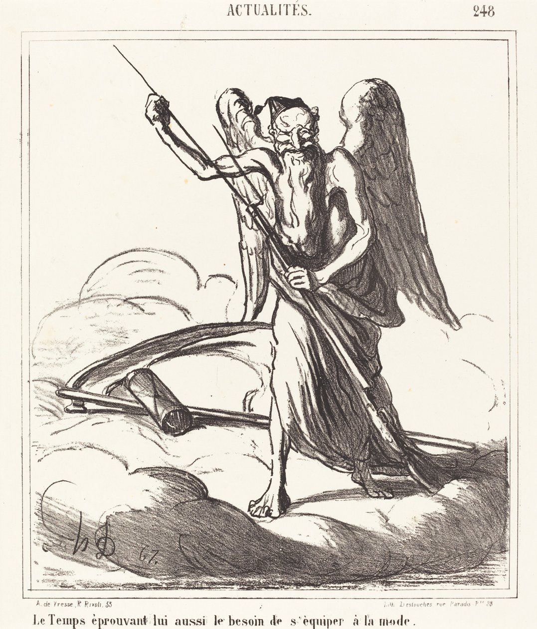 Čas také cítí potřebu vybavit se módou od Honoré Daumier