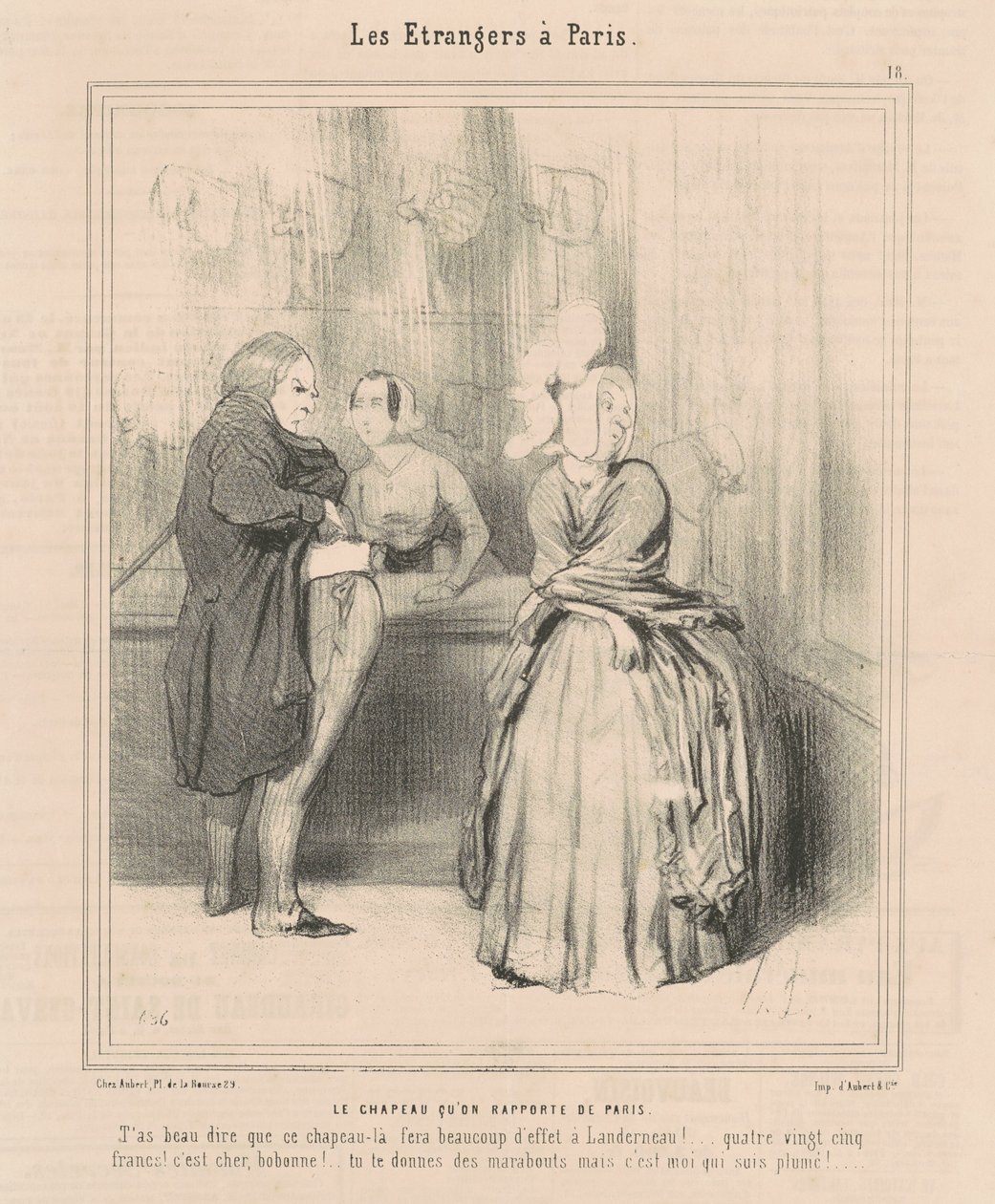 Klobouk, který jsme přivezli z Paříže od Honoré Daumier