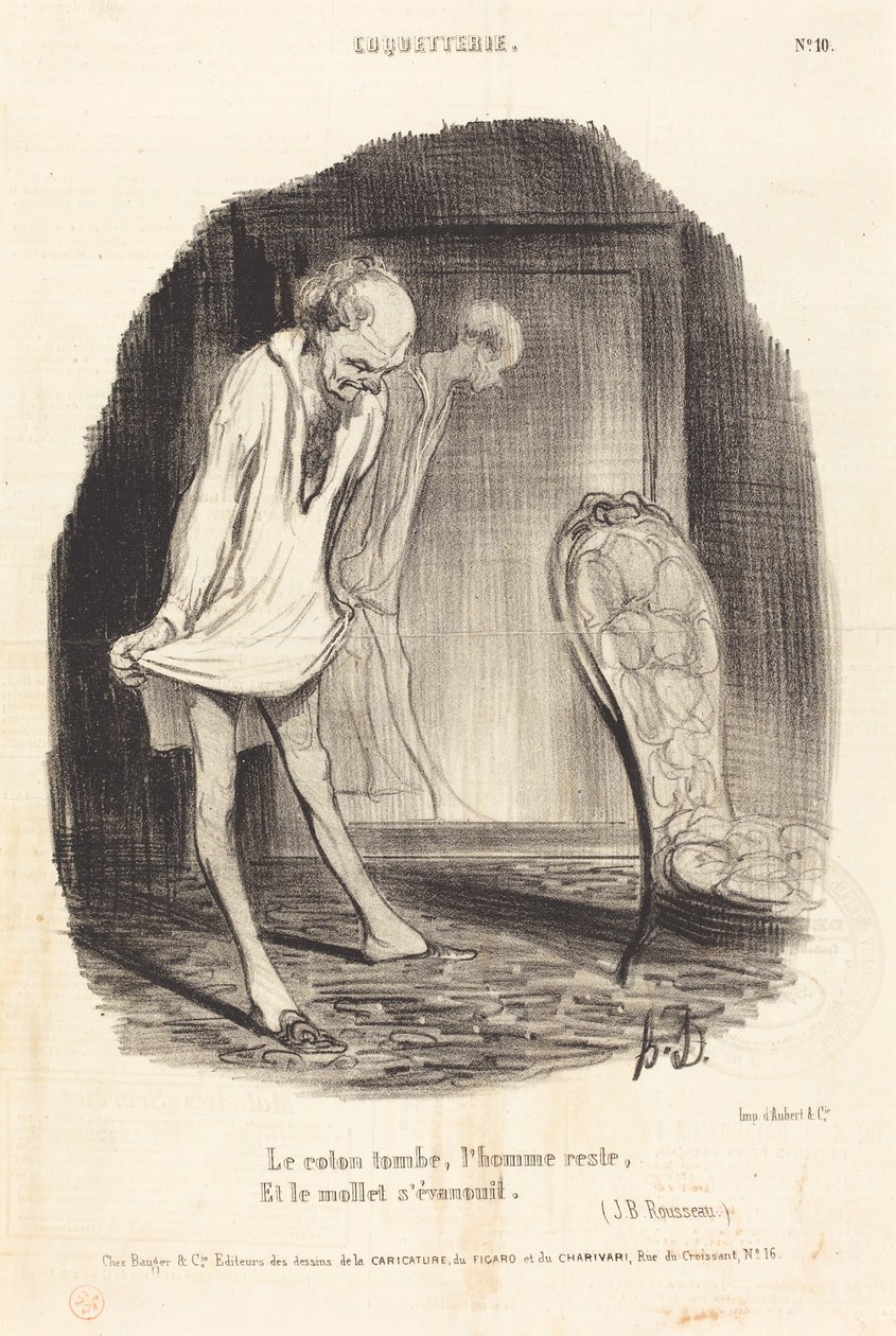 Bavlna padá, muž zůstává... od Honoré Daumier