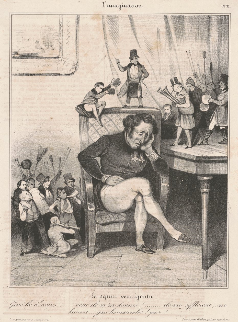 Bojovný poslanec od Honoré Daumier