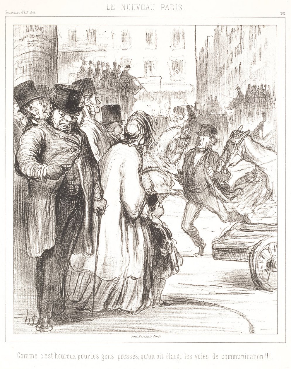 Nová Paříž od Honoré Daumier