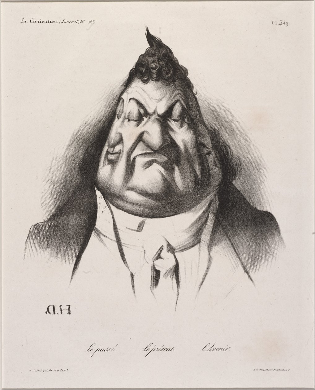 Minulost – přítomnost – budoucnost od Honoré Daumier