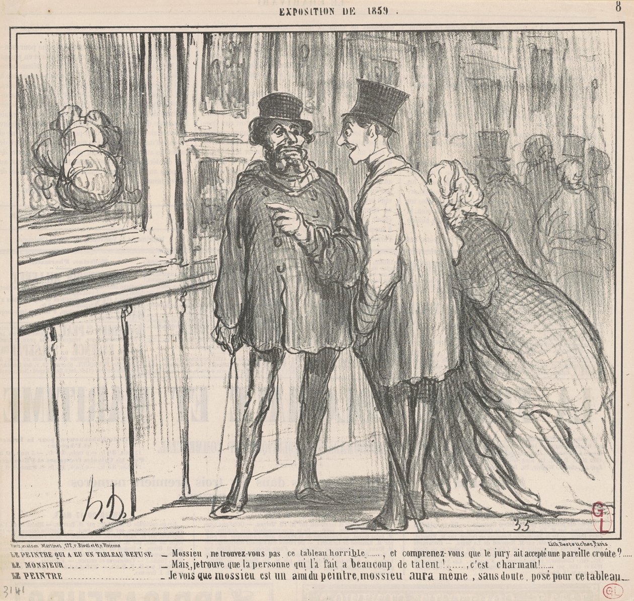 Malíř, který měl obraz, odmítl... od Honoré Daumier