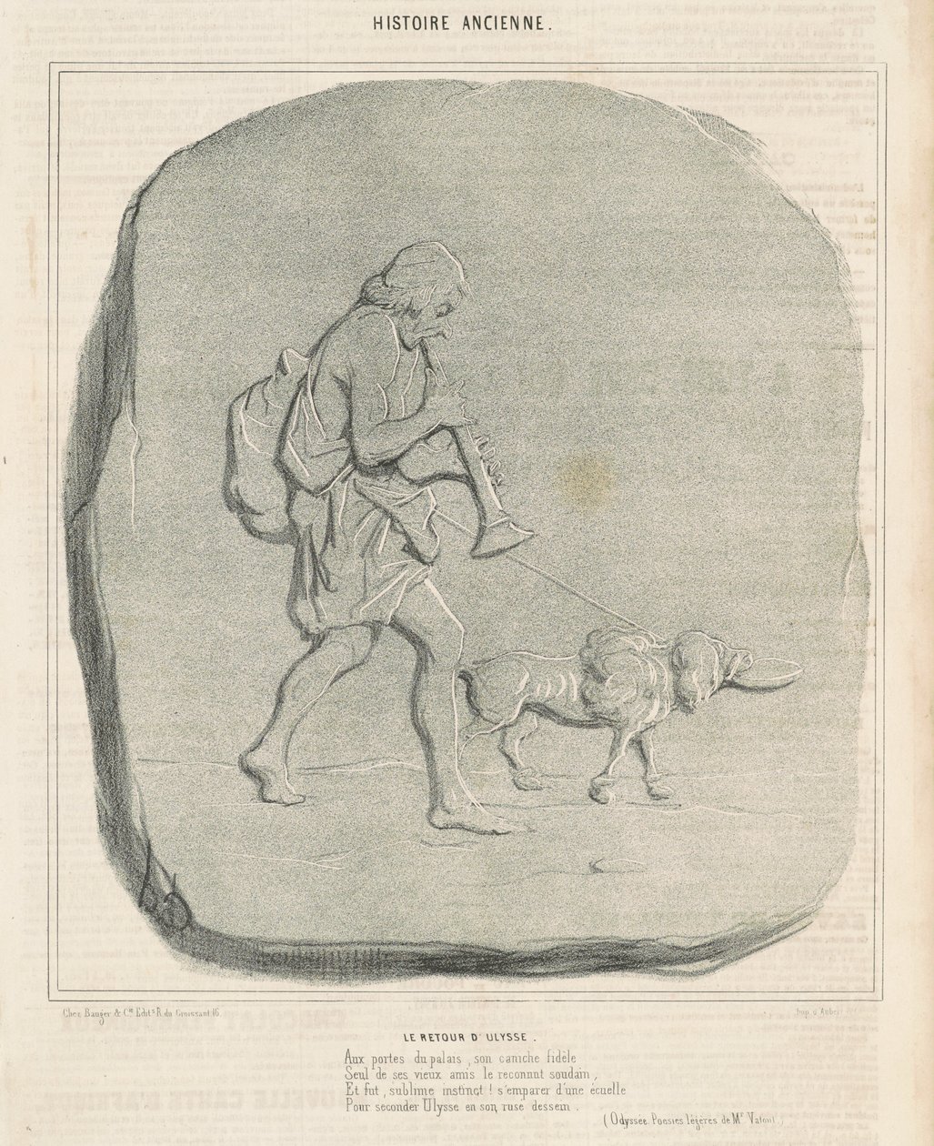 Návrat Odyssea od Honoré Daumier