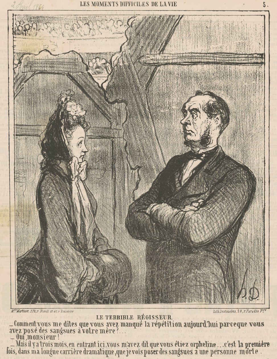 Hrozný manažer od Honoré Daumier