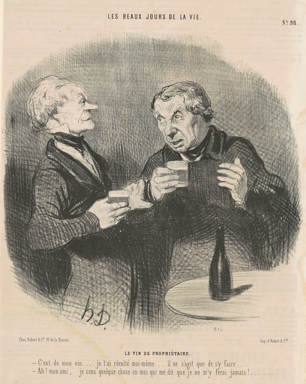 Víno majitele od Honoré Daumier