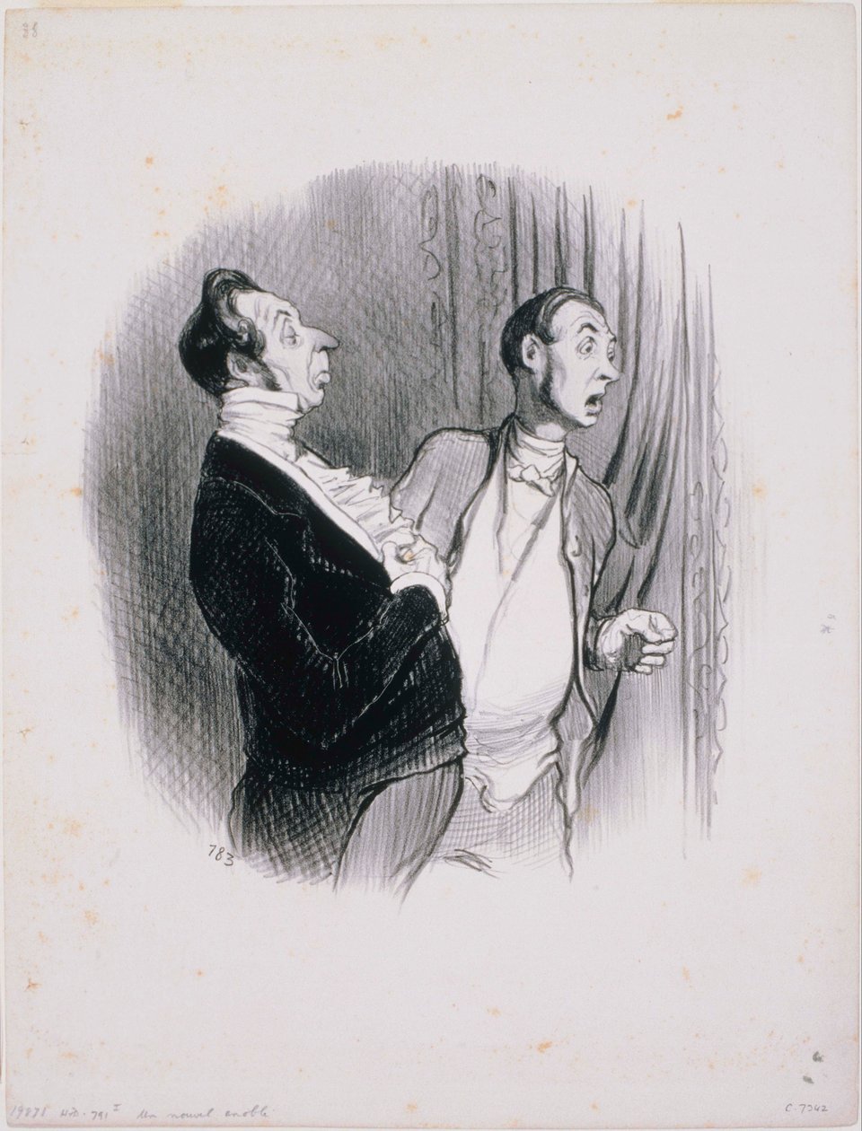 Les Beaux Jours de la Vie: Un Nouvel Anobli od Honoré Daumier