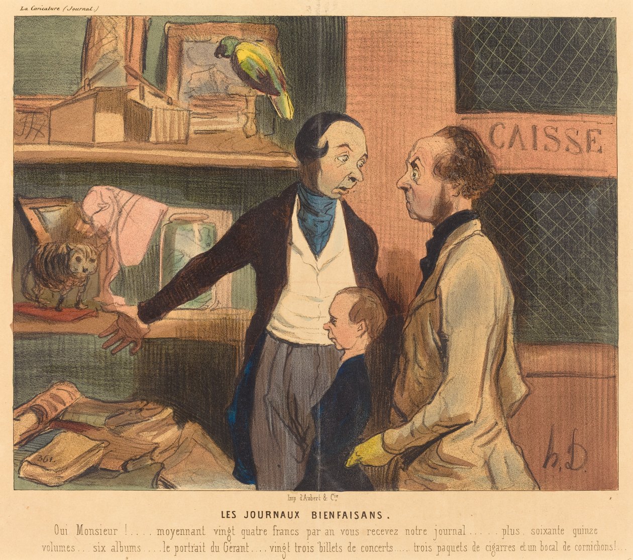 Benevolentní časopisy od Honoré Daumier