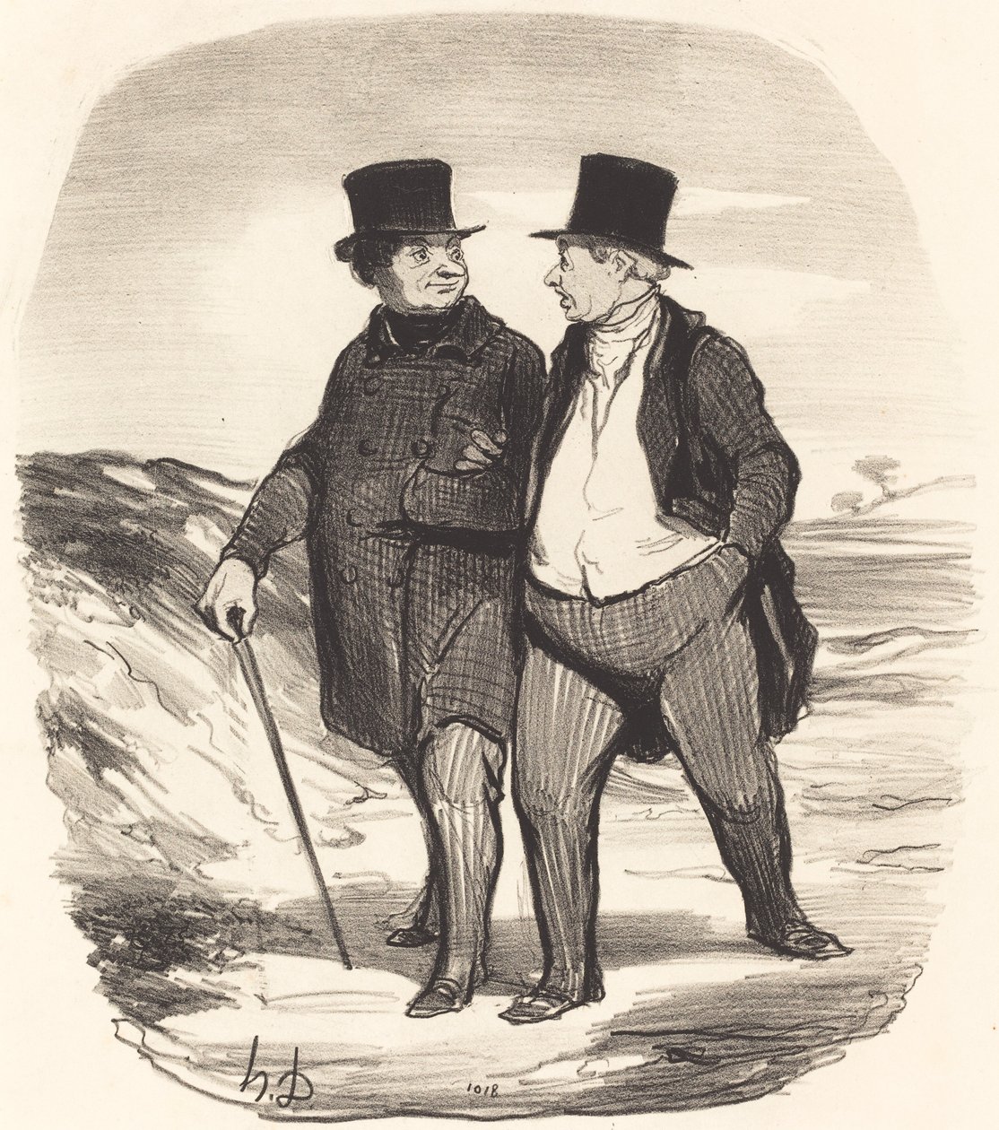 Časy jsou těžké... od Honoré Daumier