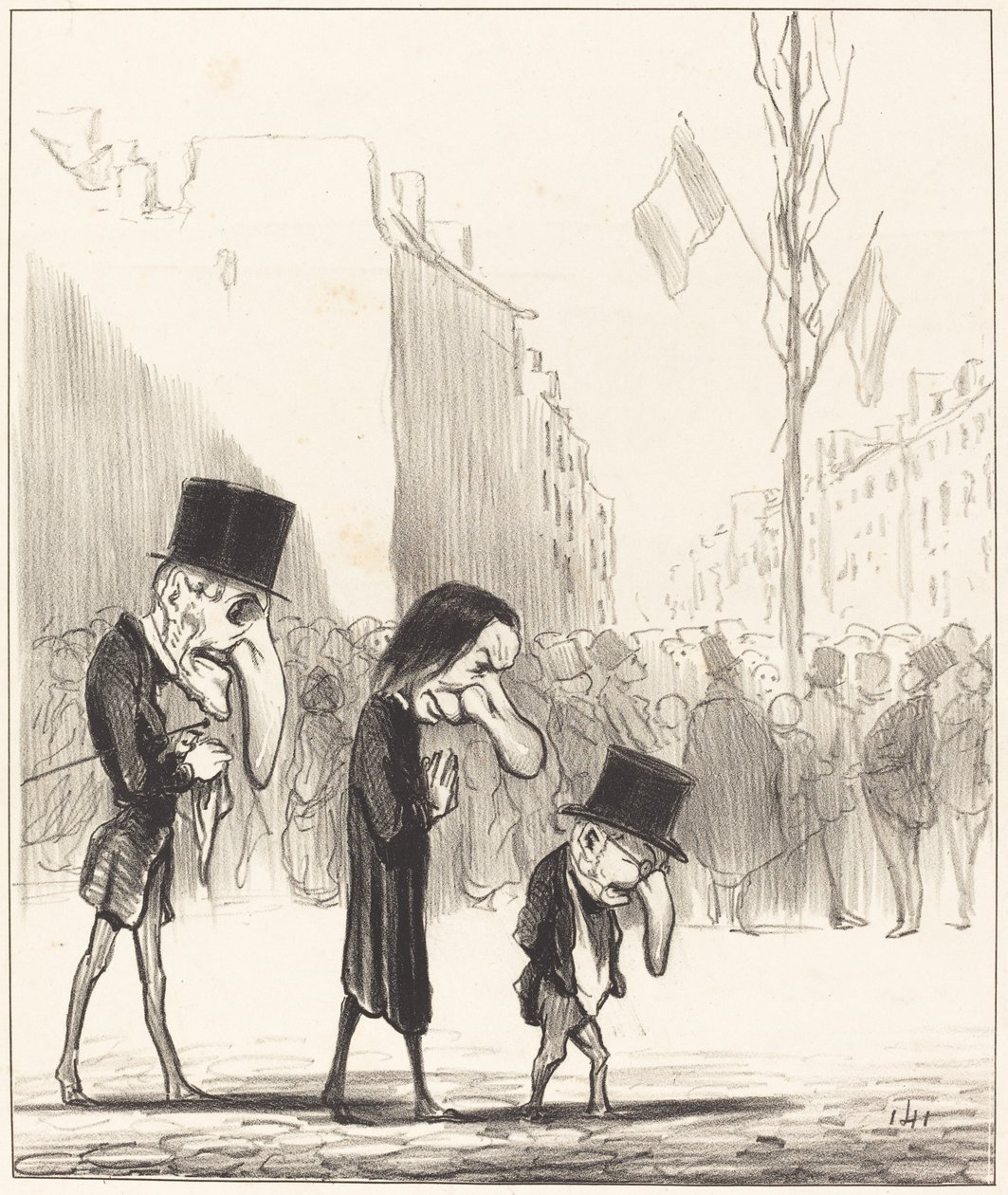 Tři malí světci od Honoré Daumier