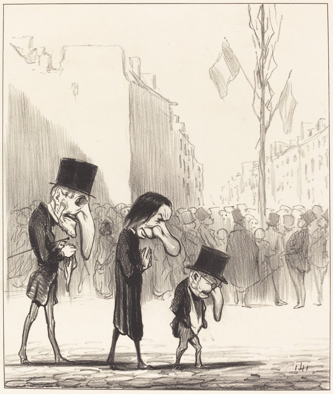 Tři malí světci od Honoré Daumier