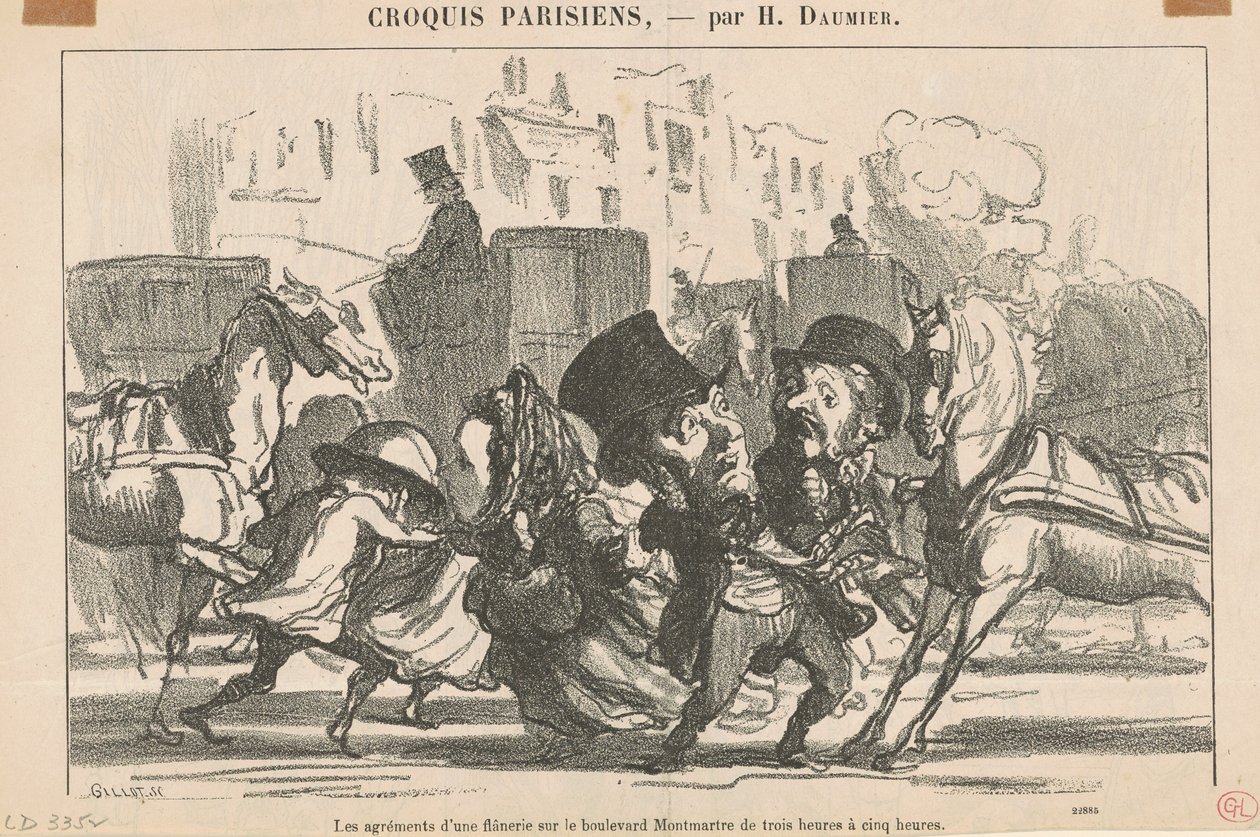 Vybavení flanerie... od Honoré Daumier