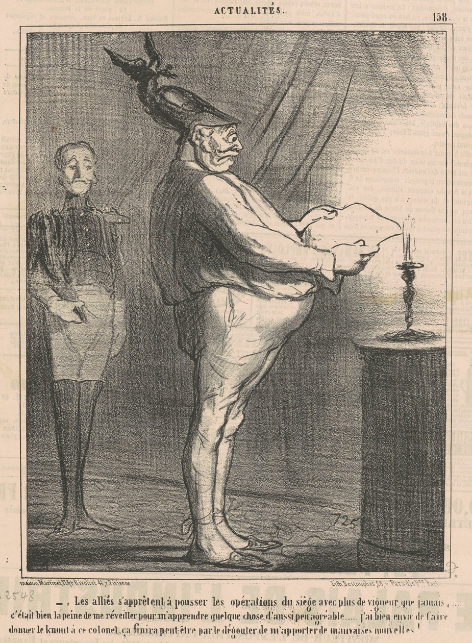 Spojenci se připravují na operace... od Honoré Daumier