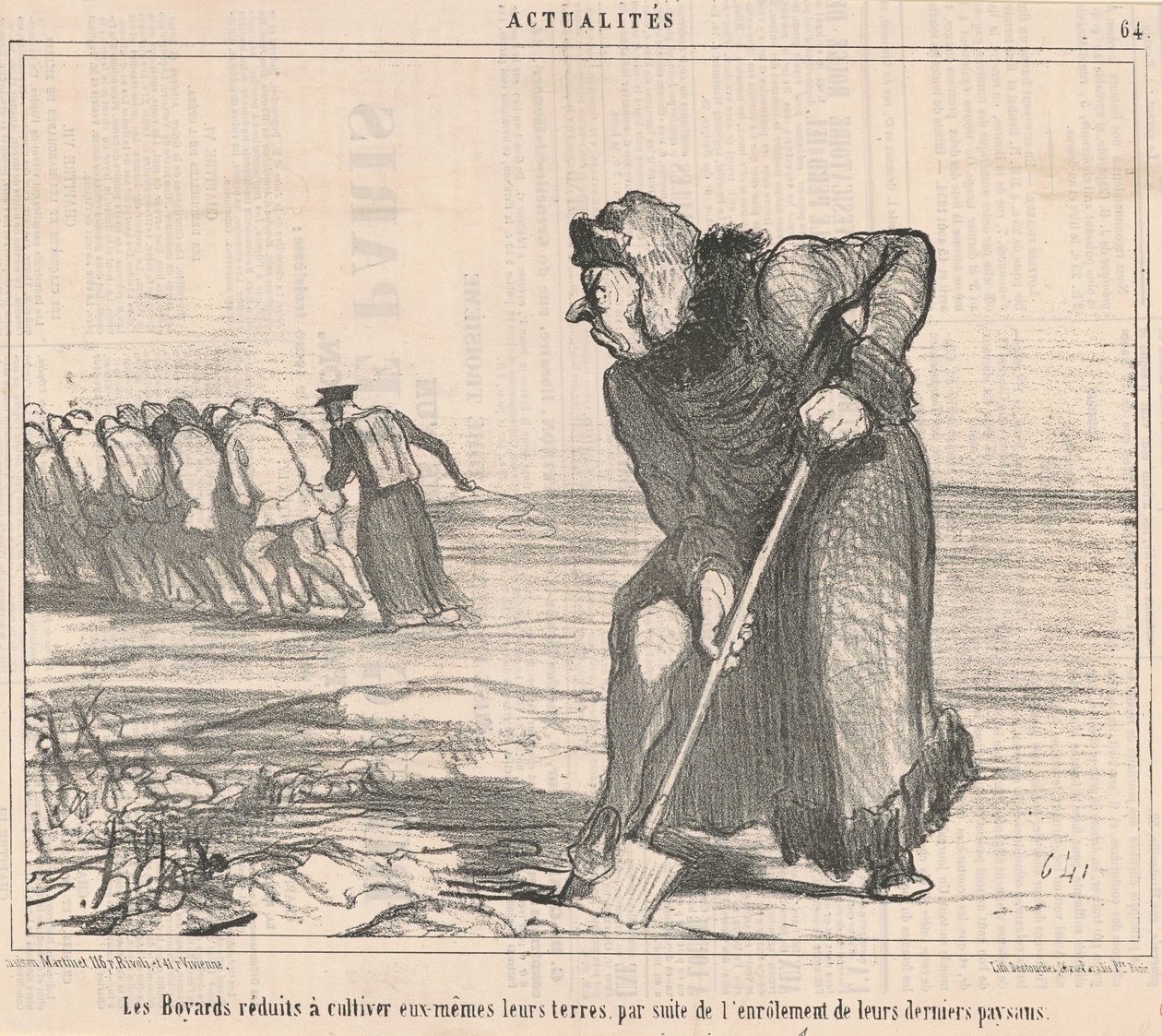 Bojaři se omezili na kultivaci... od Honoré Daumier