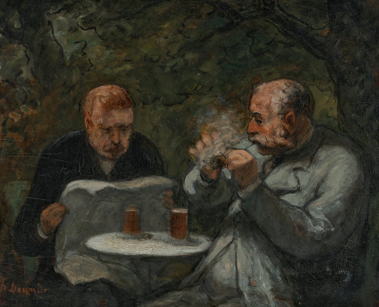 Pijáci piva od Honoré Daumier