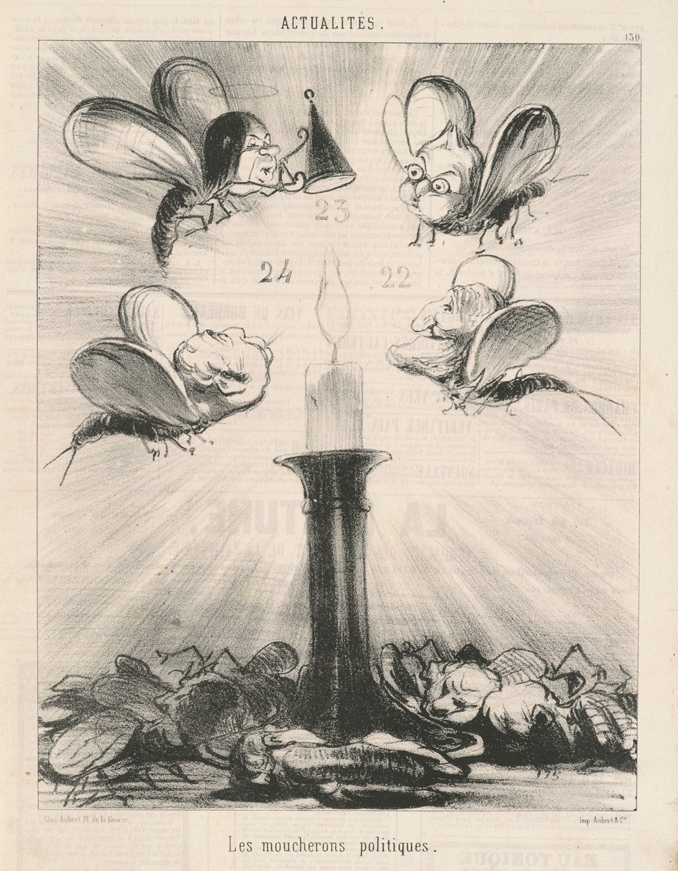Političtí komáři od Honoré Daumier