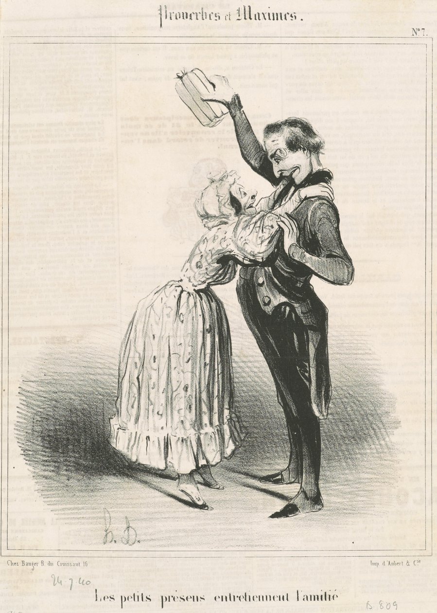 Malé dárky... od Honoré Daumier