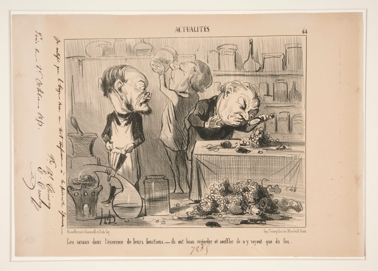Učenci v od Honoré Daumier