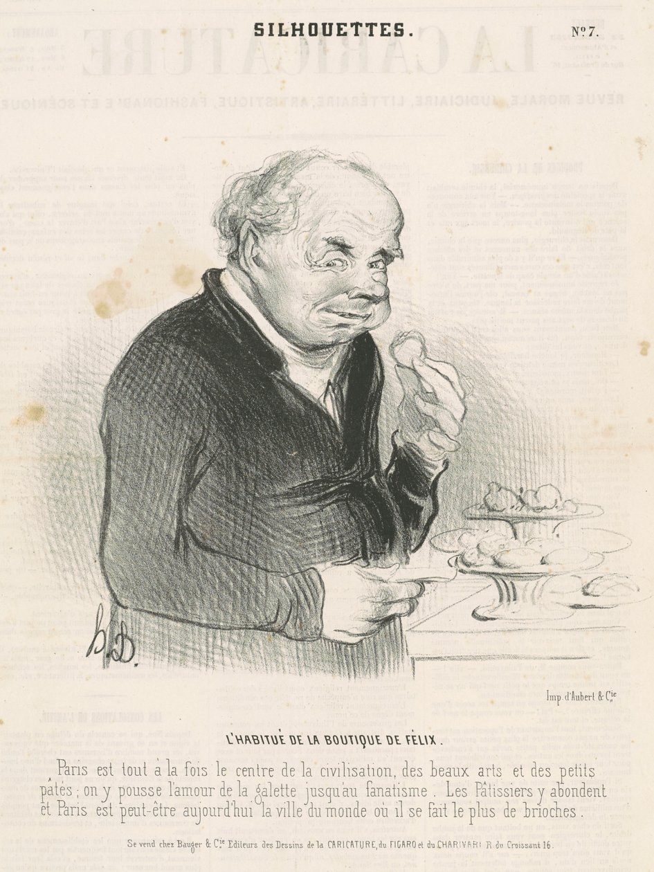 Stálý ve Félixově obchodě od Honoré Daumier