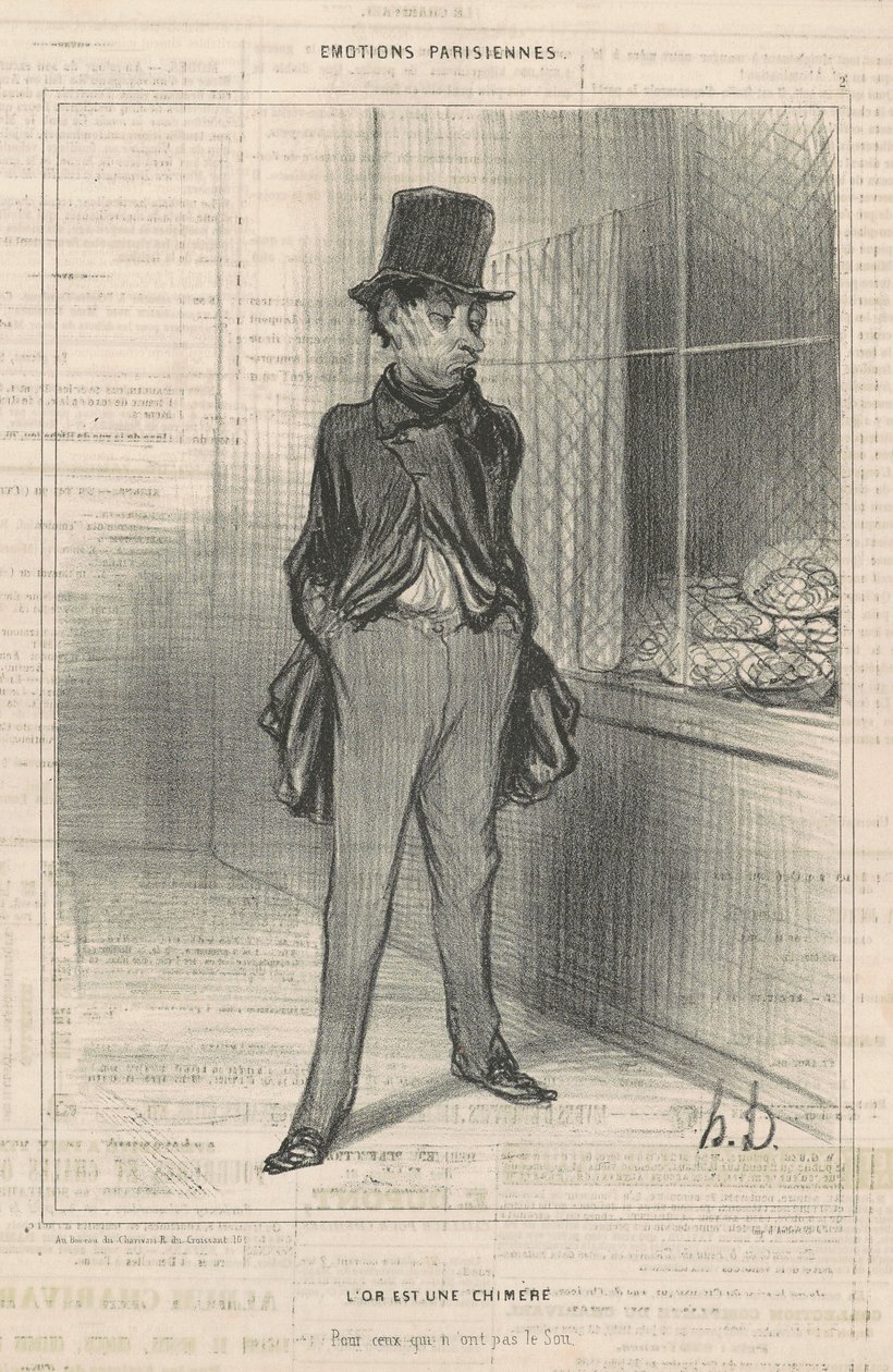 Zlato je chiméra od Honoré Daumier