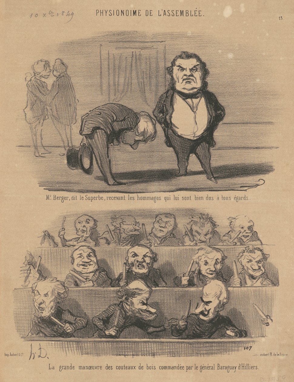 Pan Berger, řekl skvělý... od Honoré Daumier