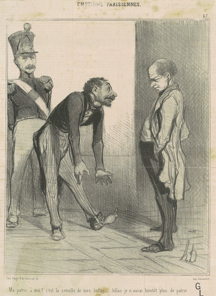 Moje vlast, moje?... od Honoré Daumier