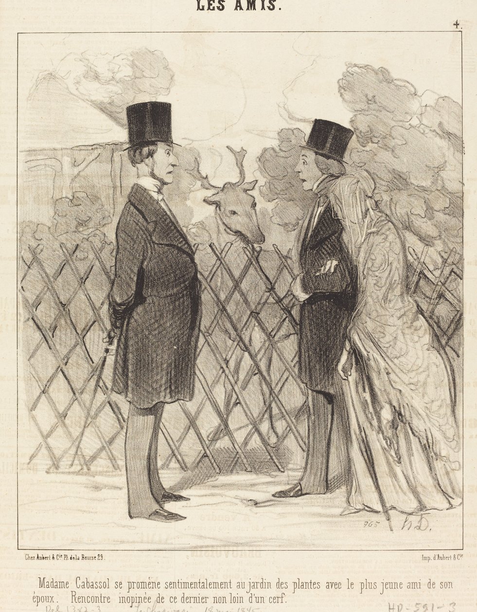 Madame Cabassolová jde... od Honoré Daumier