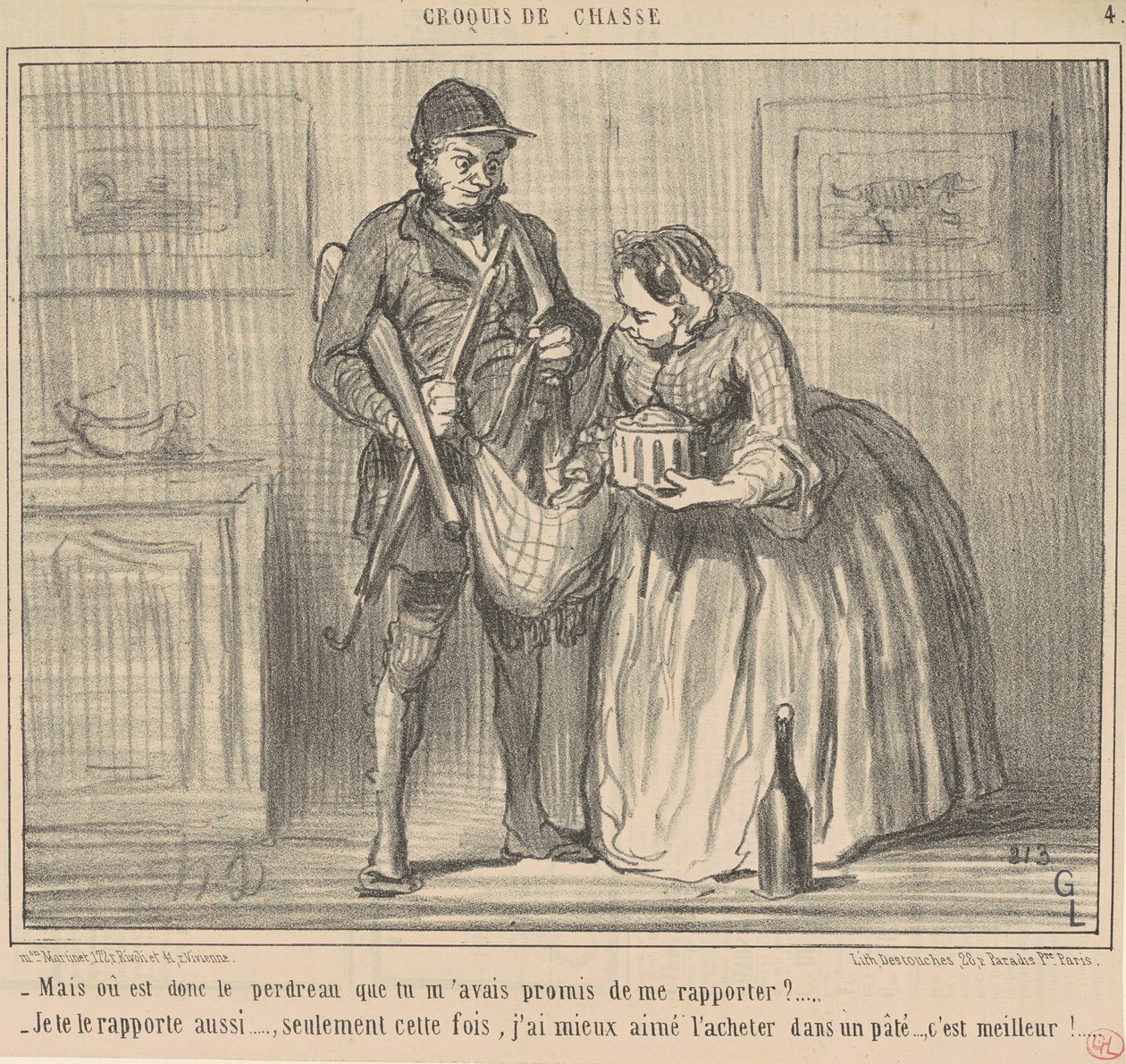 Ale kde je koroptev od Honoré Daumier