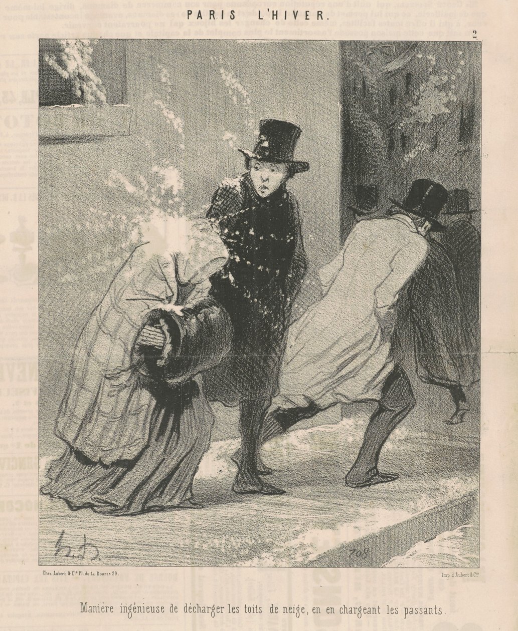 Geniální způsob, jak vyložit střechy... od Honoré Daumier
