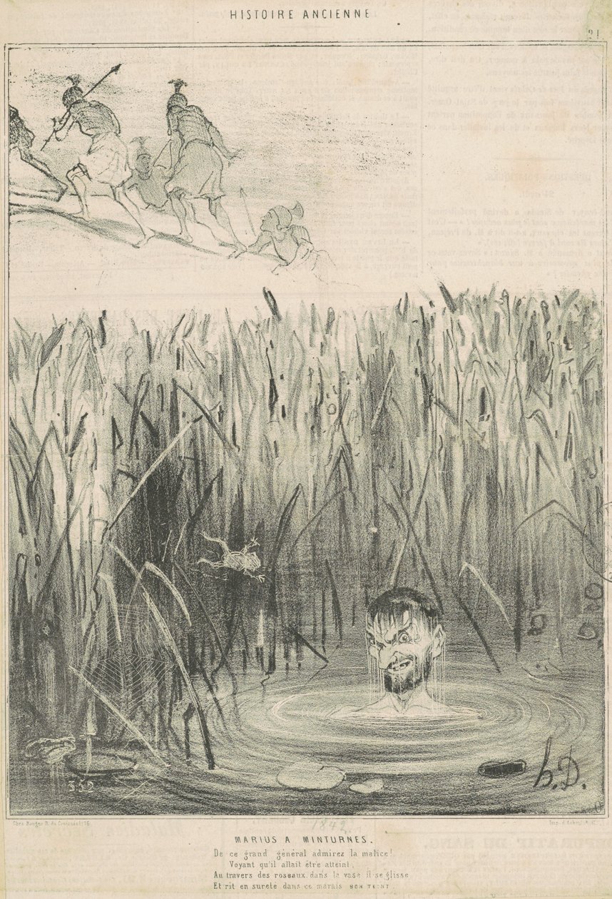 Marius z Minturnes od Honoré Daumier