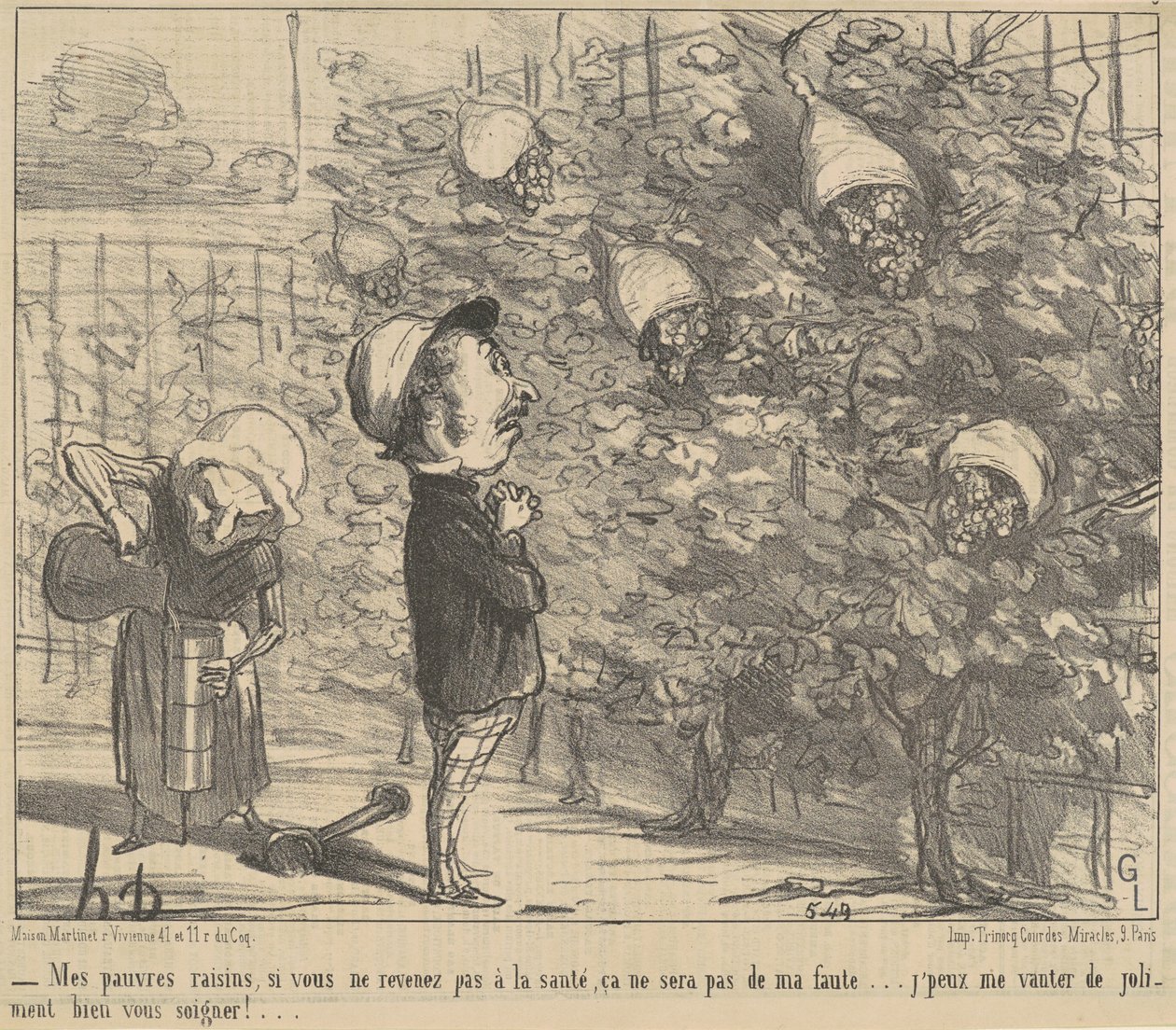 Mé ubohé důvody, pokud se nevrátíš ke skoku... od Honoré Daumier