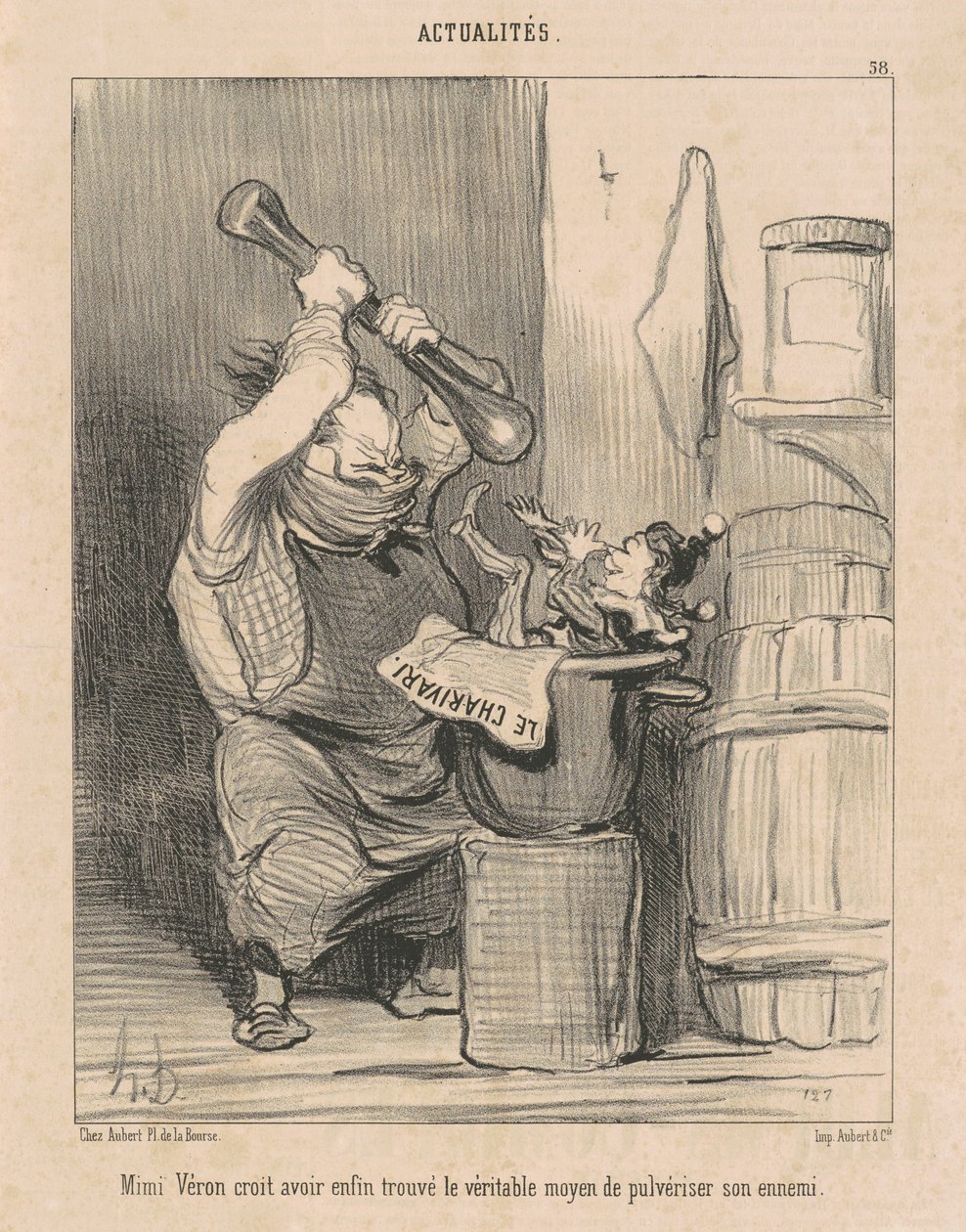 Mimi Vèron věří, že našla... od Honoré Daumier