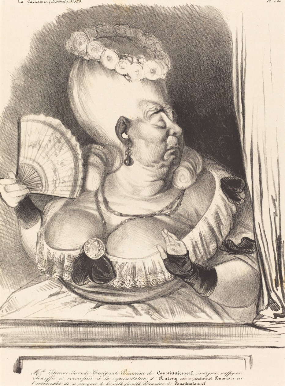 Paní Etienne-Goconde-Cunégonde-Bécassine od Honoré Daumier