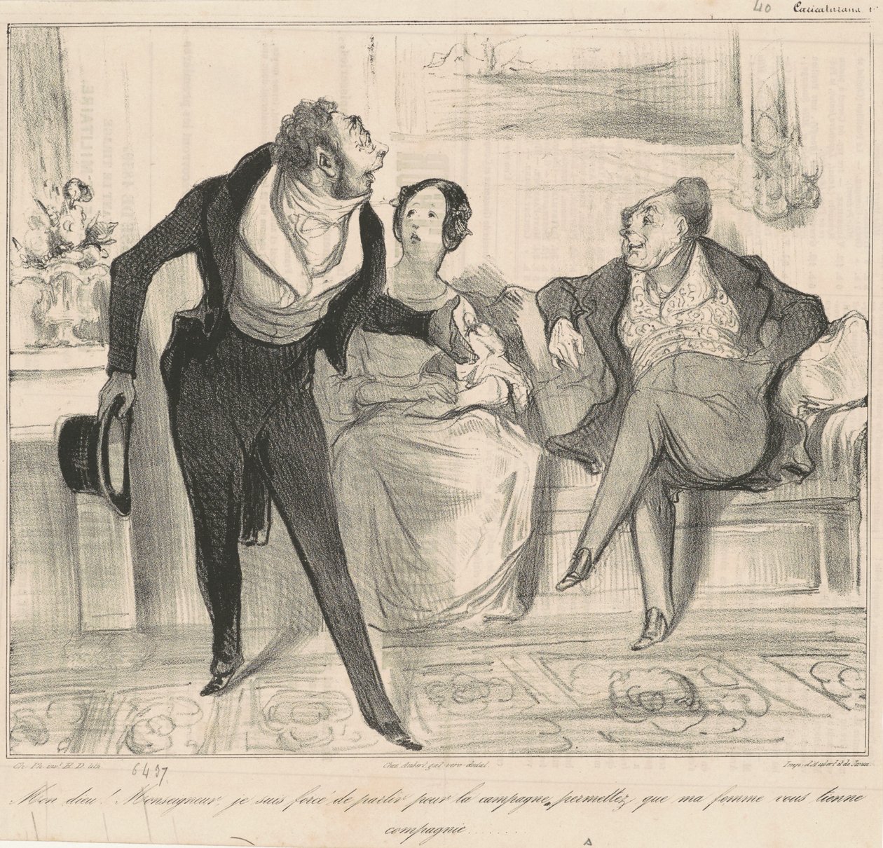Můj bože! Pane, já jsem... od Honoré Daumier