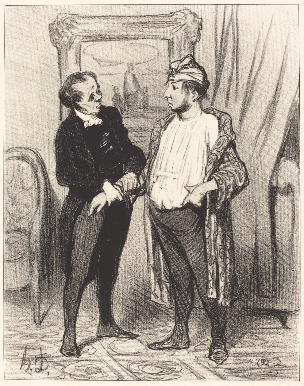 Má drahá, ujišťuji tě, že... od Honoré Daumier