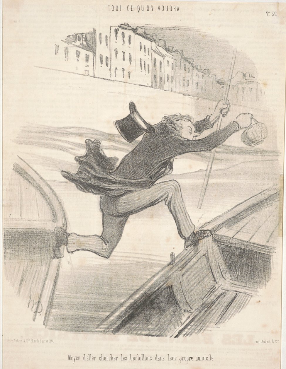 Prostředky, jak získat parmy v jejich vlastním domě od Honoré Daumier