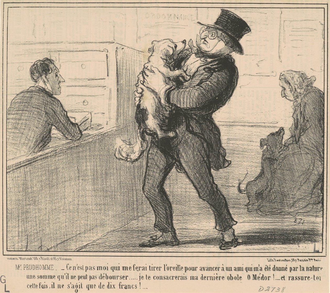 Pane Prudhomme...to nejsem já, kdo se udělá... od Honoré Daumier