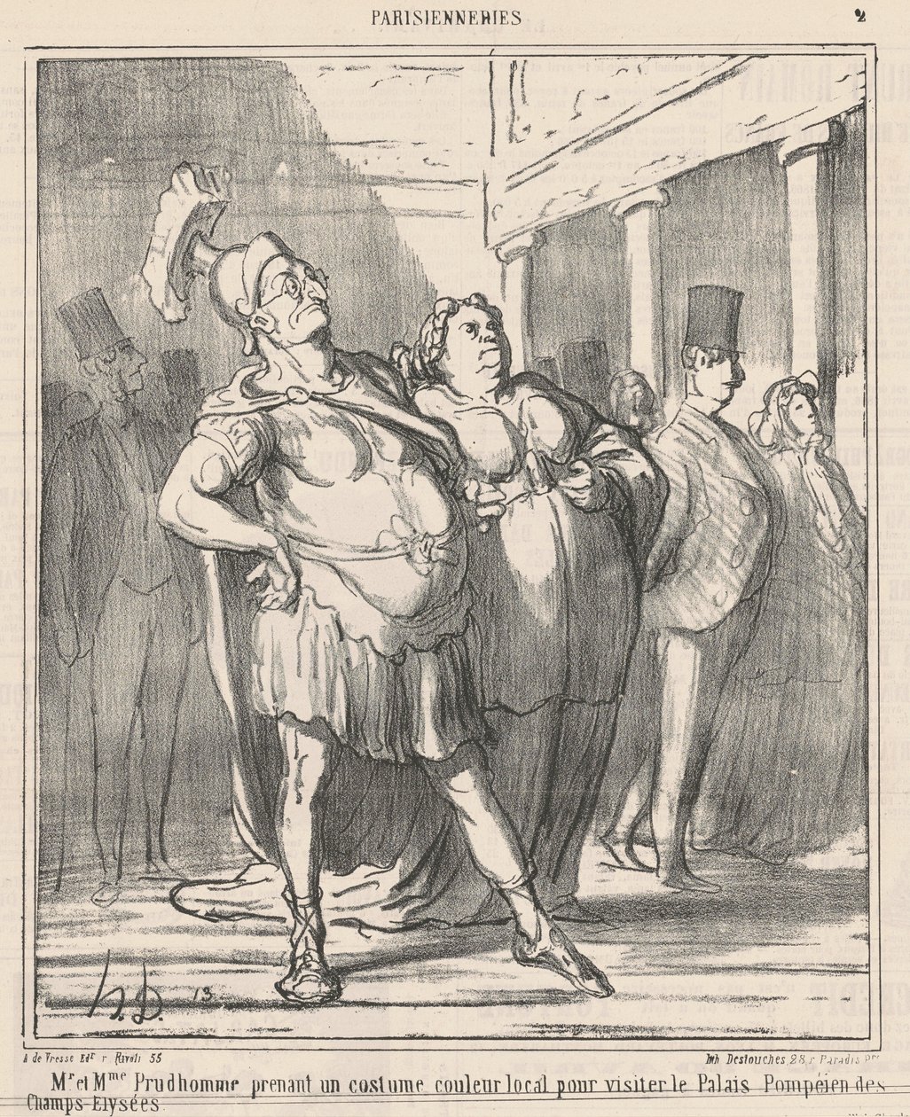 Pan a paní Prudhomme si... od Honoré Daumier