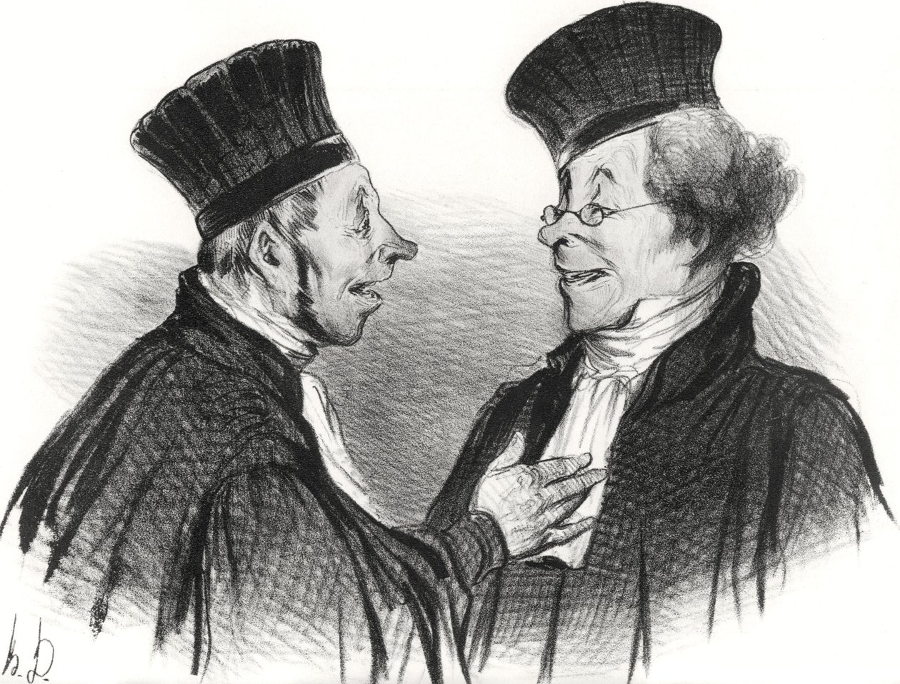 Můj drahý! Omdlel jsi... obdivuhodně. Opravdu to udělalo trvalý dojem!, 1838. od Honoré Daumier