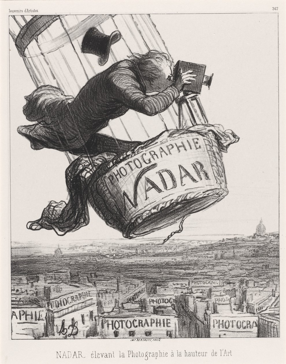 Nadar pozvedá fotografii na vrchol umění od Honoré Daumier