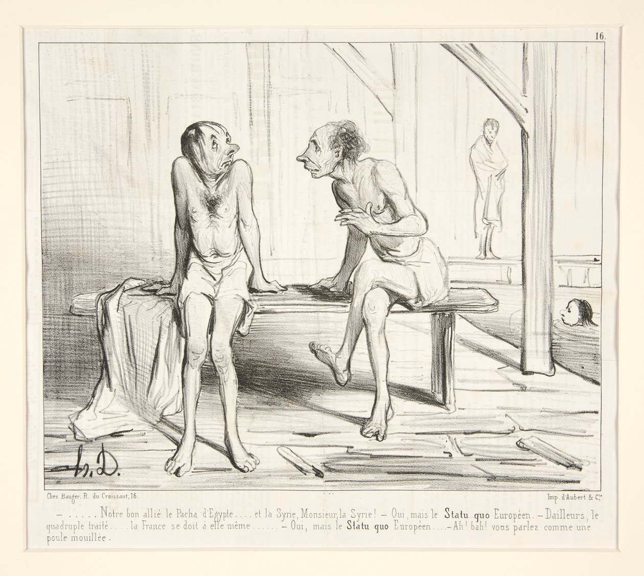 Náš dobrý spojenec Pacha d od Honoré Daumier