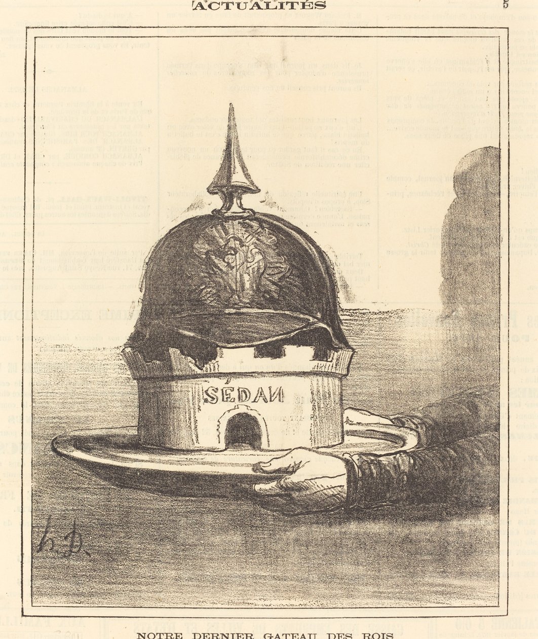 Náš poslední královský dort od Honoré Daumier