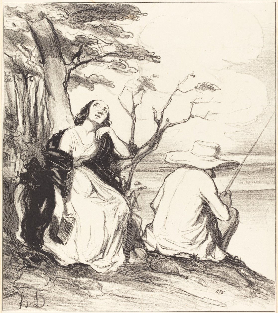 Ó bolest!... snít... o manželovi... od Honoré Daumier