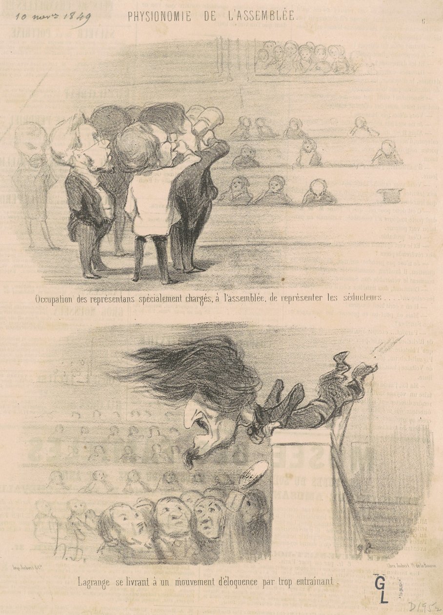 Povolání zastupitelů... od Honoré Daumier
