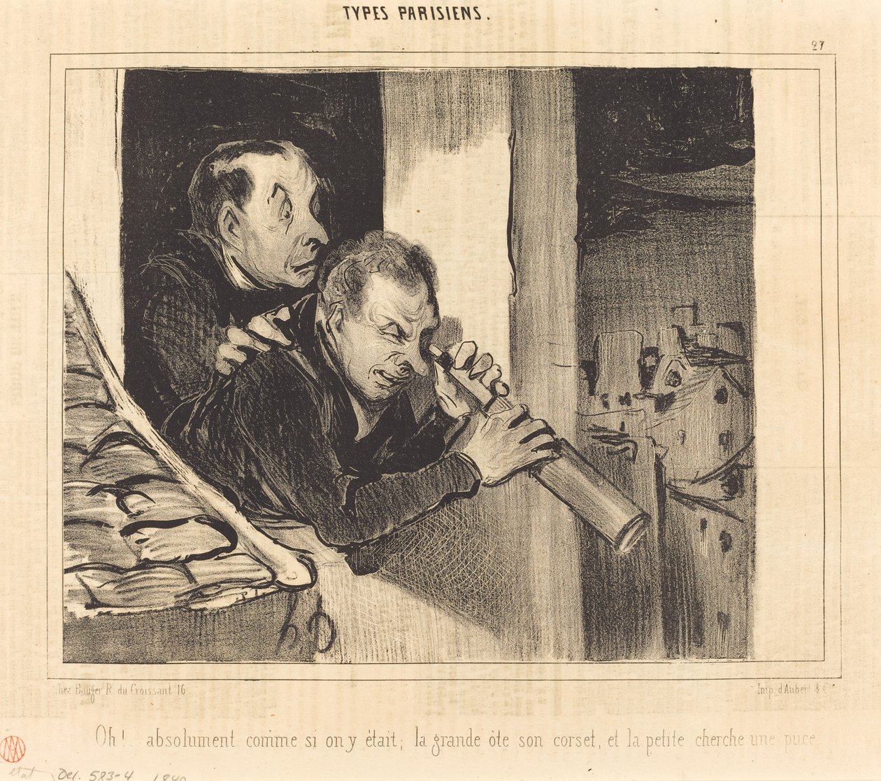 Oh!... naprosto jako bychom tam byli; Ten velký... od Honoré Daumier