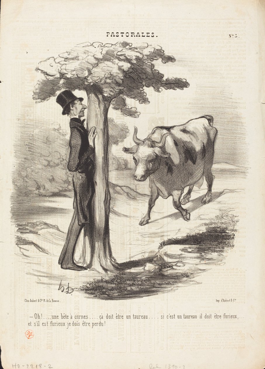 Oh!... bestie s rohy... od Honoré Daumier